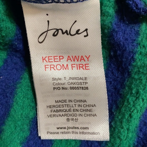 Joules Clothing Half-Zip Kids Sweatshirt Sz 5/6y - Picture 6 of 7
